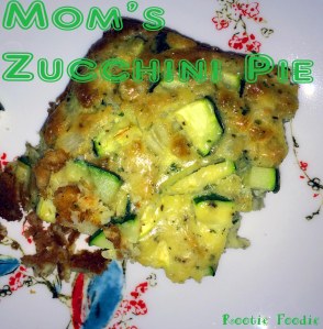 mom's zucchini pie